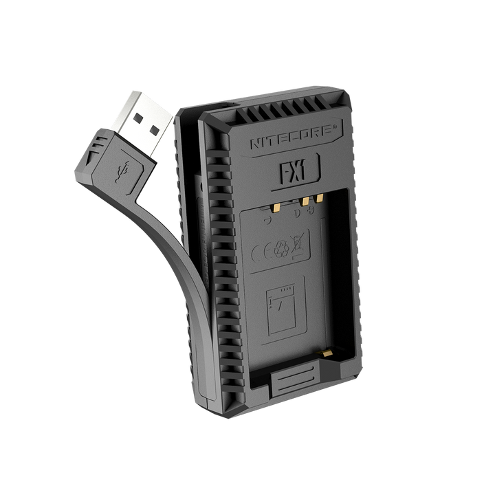 Nitecore FX1 Dual Slot USB Charger for Fujifilm NP-W126 &amp; NP-W126S Batteries