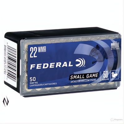 Federal 22 WMR 50gr JHP Game-Shok 1530FPS