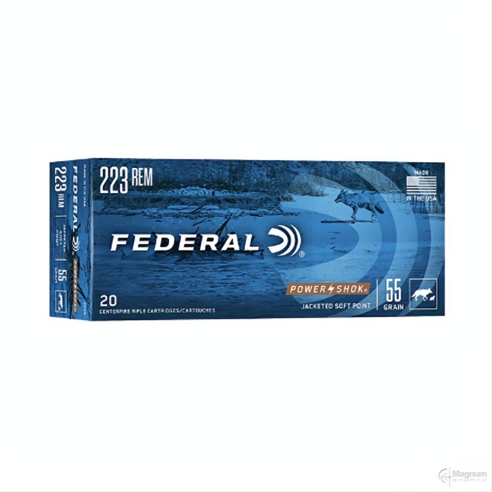 Federal 223 Rem 55gr SP POWER-SHOK