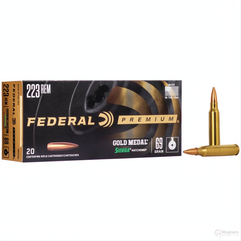 Federal 223 Rem 69gr MATCHKING GOLD MEDAL