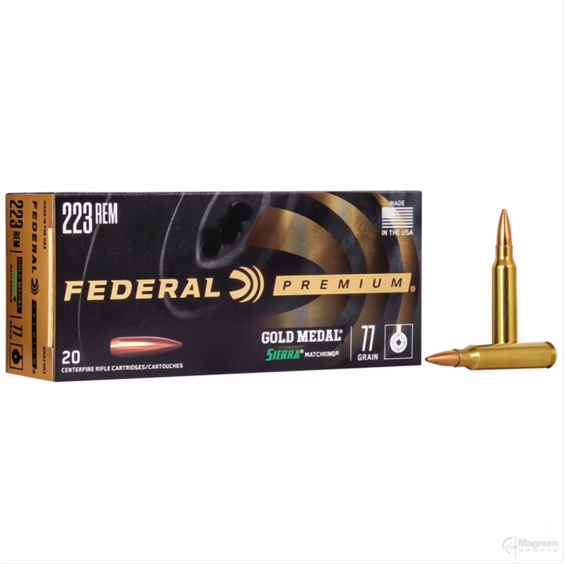 Federal 223 Rem 77gr MATCHKING GOLD MEDAL