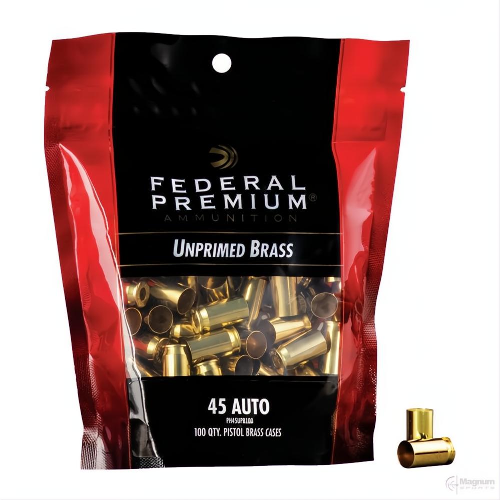 Federal Unprimed Brass Pistol
