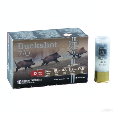 Fiocchi Ammunition 12G BUCKSHOT SSSG 37GM 26 PELLET 6.2MM 10 PKT
