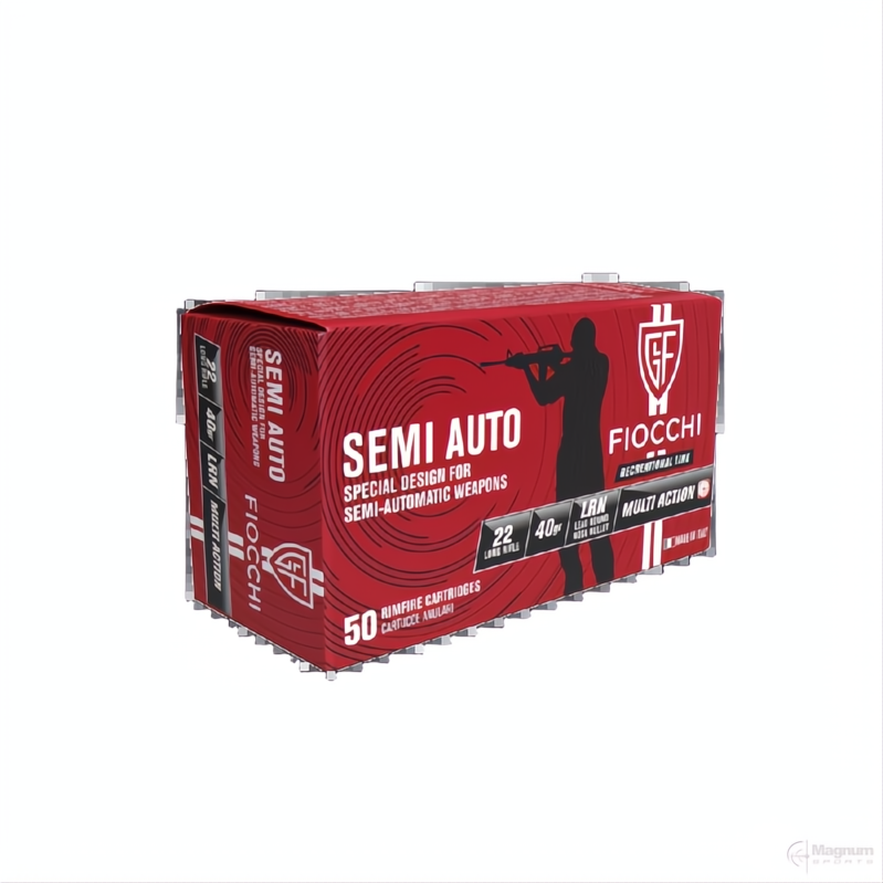 Fiocchi Ammunition 22LR SEMIAUTO 40GR LRN 500pk