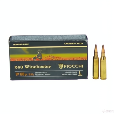 Fiocchi Ammunition 243 WIN 100GR SP 20PK