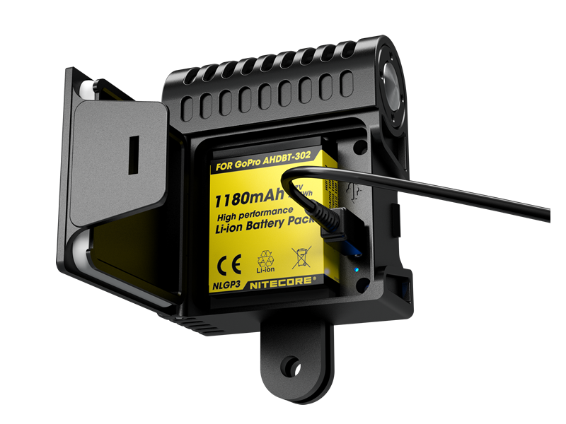 Nitecore GP3 Action Camera Light for GoPro &amp; Sony Mounts