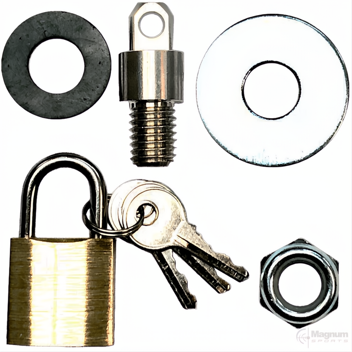 Grizzly Ammo Box Locking Kit with Brass Padlock