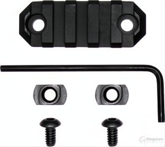 Grovtec AR foreend Picatinny Rail Adapter 2.2" 5-Slot M-Lok