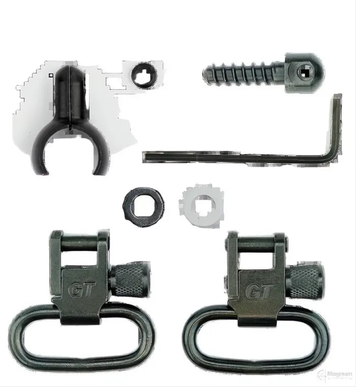 Grovtec Two Piece Barrel Band Swivel Set