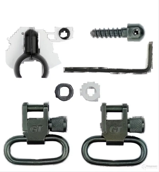 Grovtec Two Piece Barrel Band Swivel Set