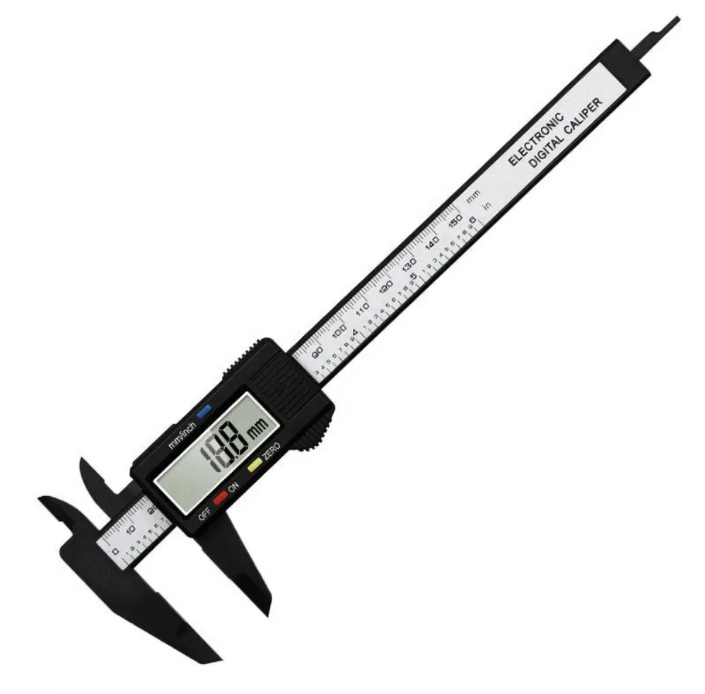 Plastic Digital Caliper Electronic Digital Vernier 150mm. 0.1mm scale.