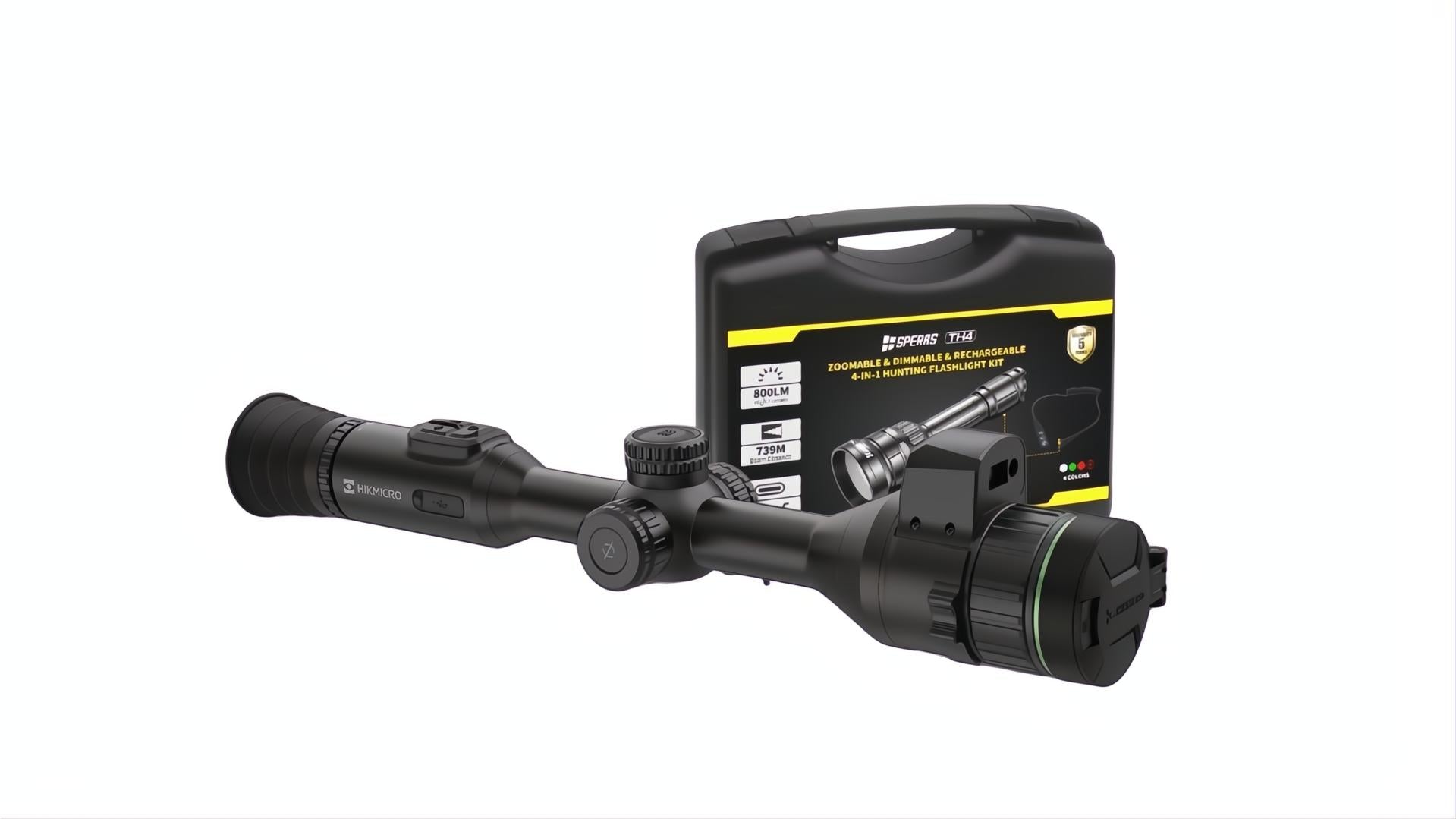 HIKMICRO ALPEX 4K A50EL 50mm 3840x2160 Night Vision Scope wi