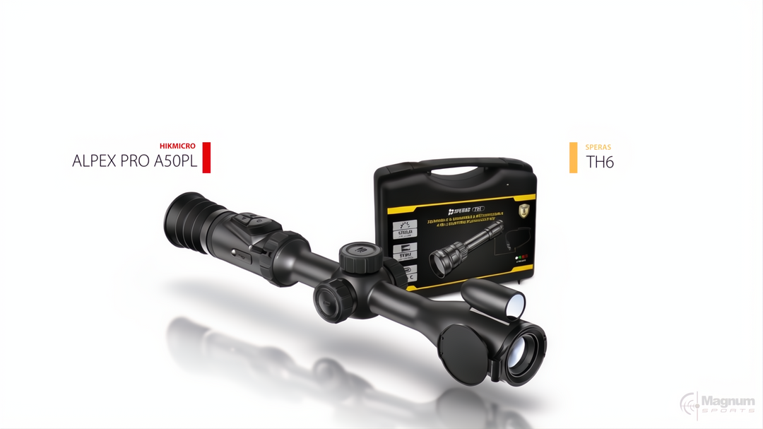 HIKMICRO ALPEX PRO A50PL 50mm Night Vision Scope with LRF + Speras TH6K
