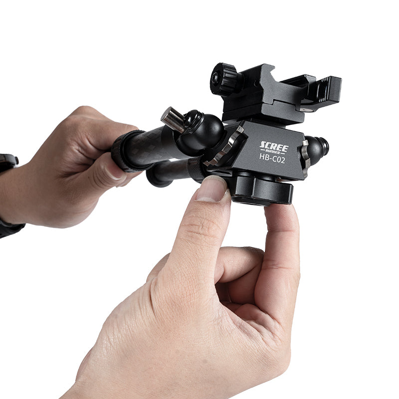 Scree Runner Carbon Fibre Bipod HO-BPC02