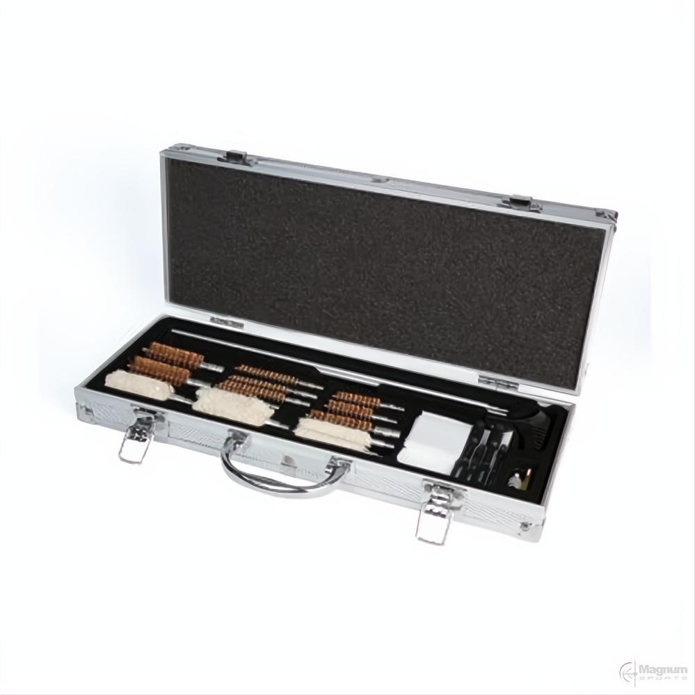 Hoppes Universal Gun Cleaning Accessory Kit In Aluminium Case
