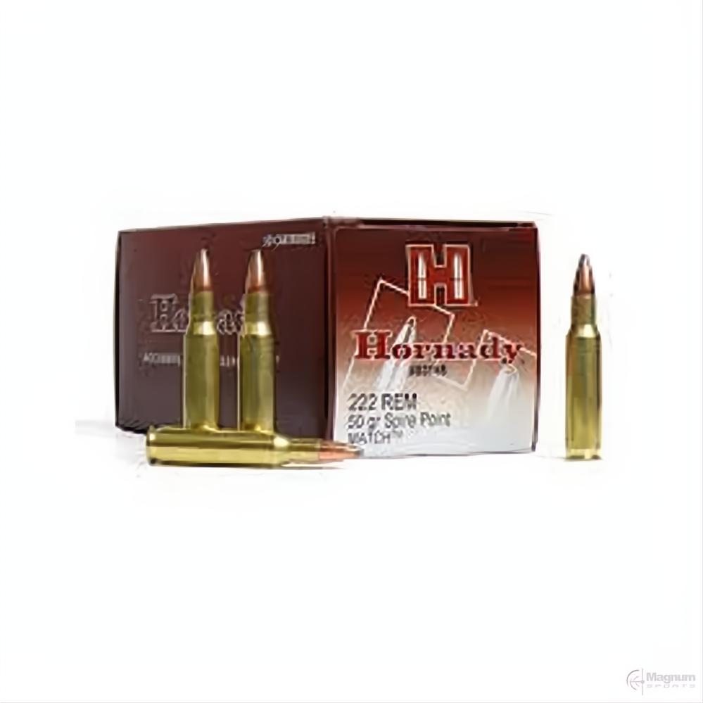 Hornady 222 REM 50gr SP MATCH