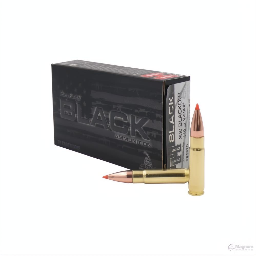 Hornady 300 BLACKOUT 110GR V-MAX BLACK