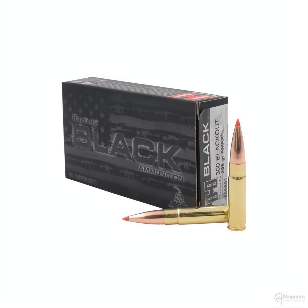 Hornady 300 BLACKOUT 208GR A-MAX BLACK