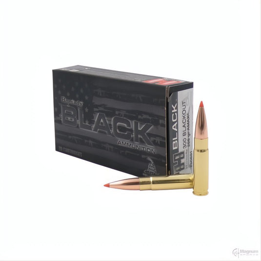 Hornady 300 BLACKOUT 208GR A-MAX BLACK