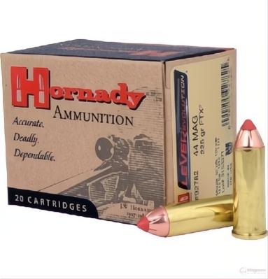 Hornady 44 Mag 225 grain FTX Leverevolution