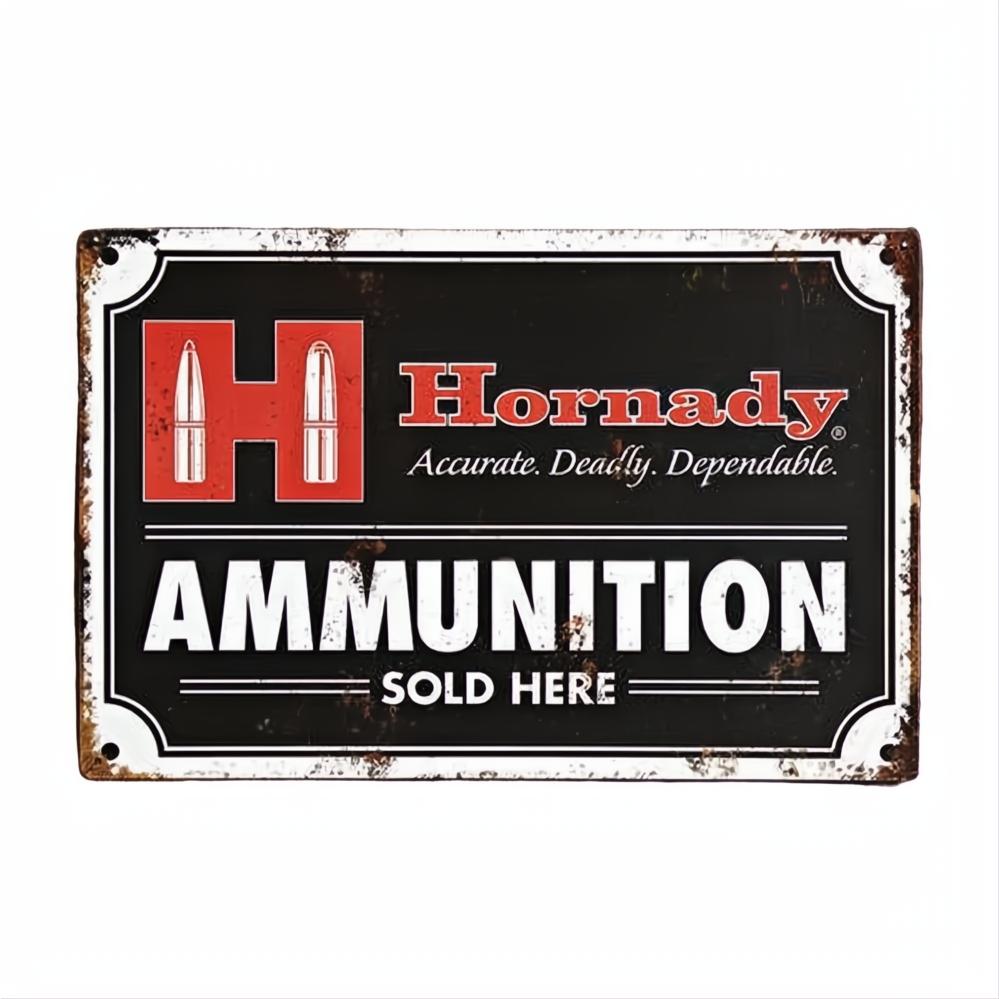 Hornady Ammo Tin Sign