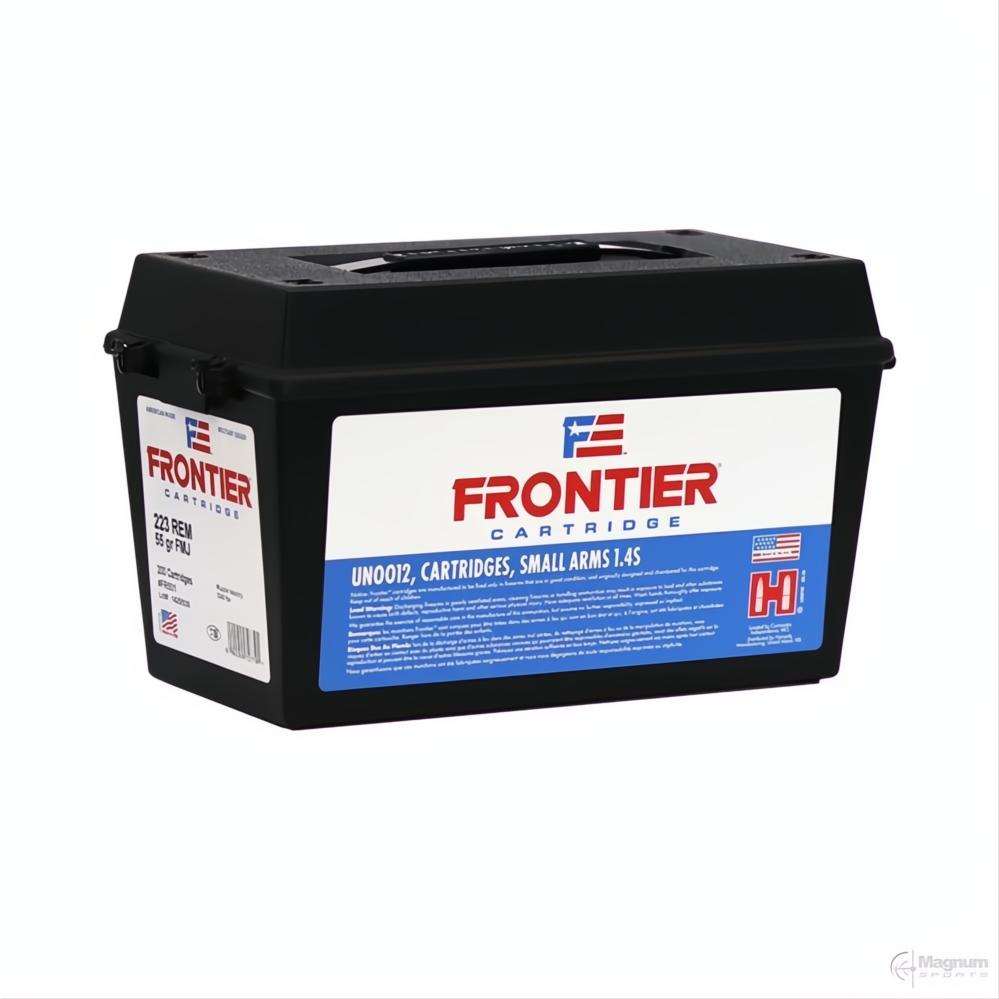 Hornady Frontier 223 Remington 55gr FMJ 200rnd Box