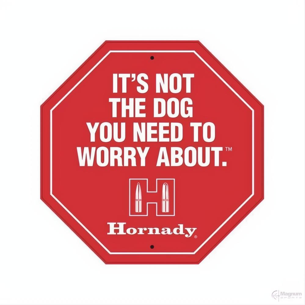 Hornady Tin Stop Sign