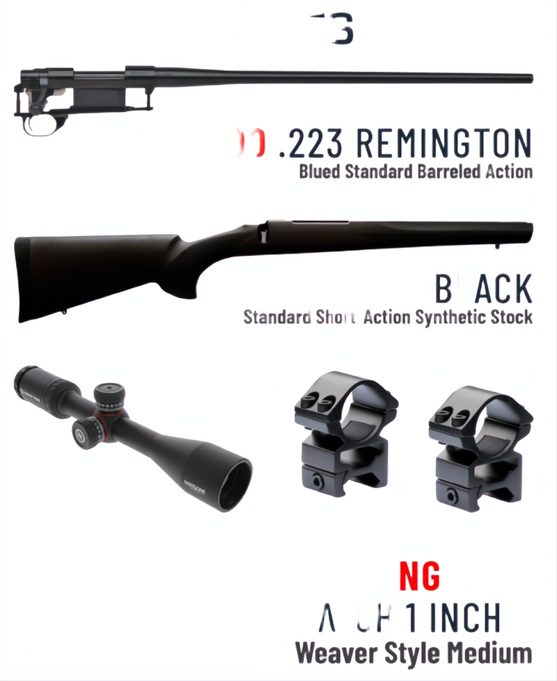 Load image into Gallery viewer, Howa 1500 223 &amp; Crimson Trace Package deal ($475 Scope &amp; Ring Value)
