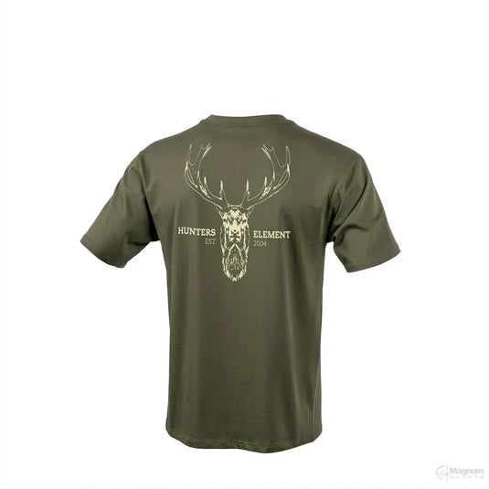 Hunters Element Alpha Stag Tee Forest Green