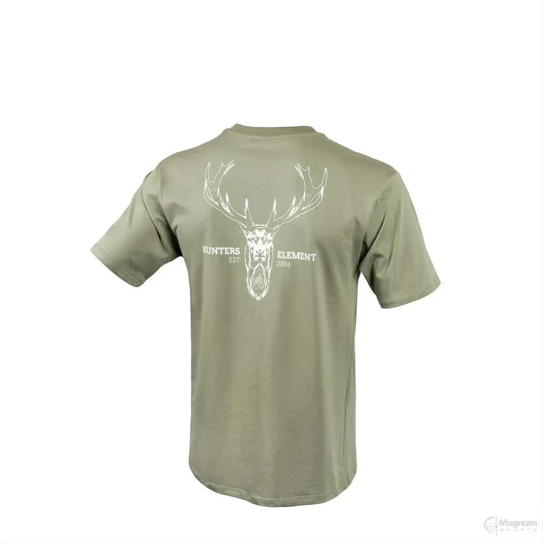 Hunters Element Alpha Stag Tee Sage