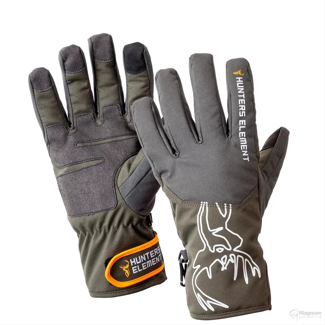 Hunters Element Blizzard Gloves Grey/Green