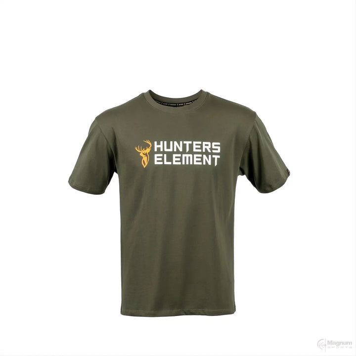 Hunters Element Block Tee Forest Green