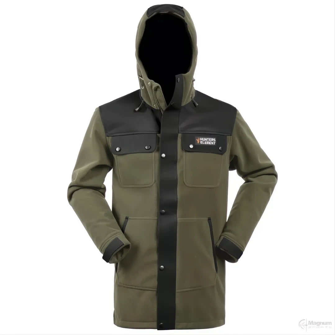 Hunters Element Bush Coat Full Zip Forest Green