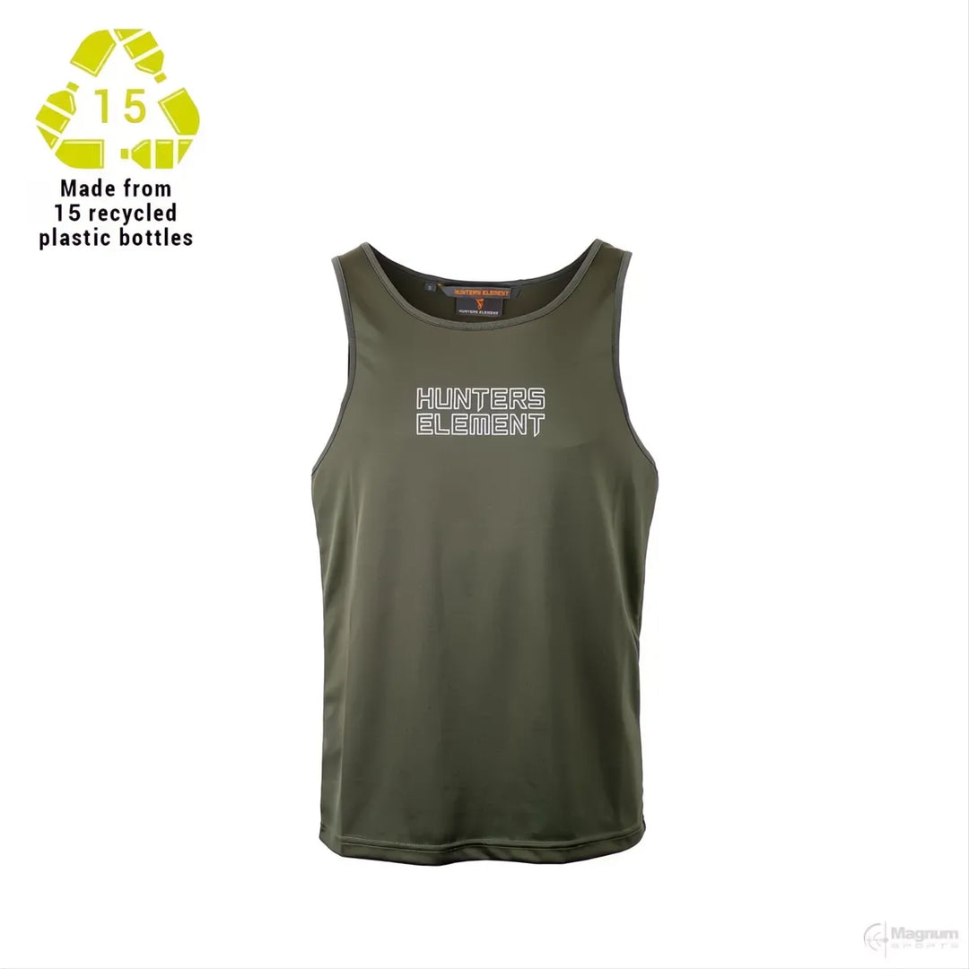 Hunters Element Eclipse Singlet Forest Green