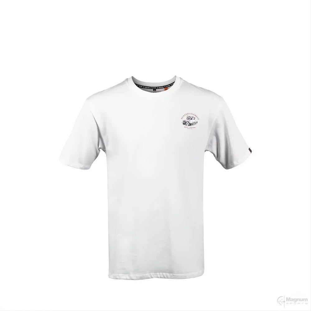 Hunters Element Explore Tee Off White