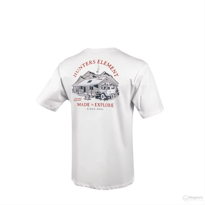 Hunters Element Explore Tee Off White