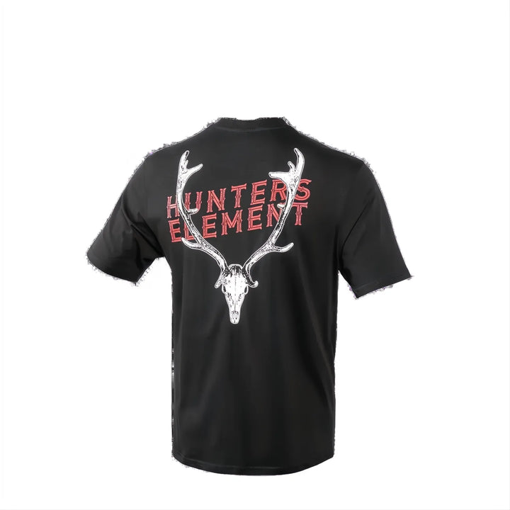 Hunters Element Fallow Skull Tee Black