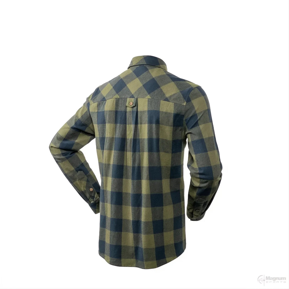 Hunters Element Huxley Shirt Green/Navy Plaid
