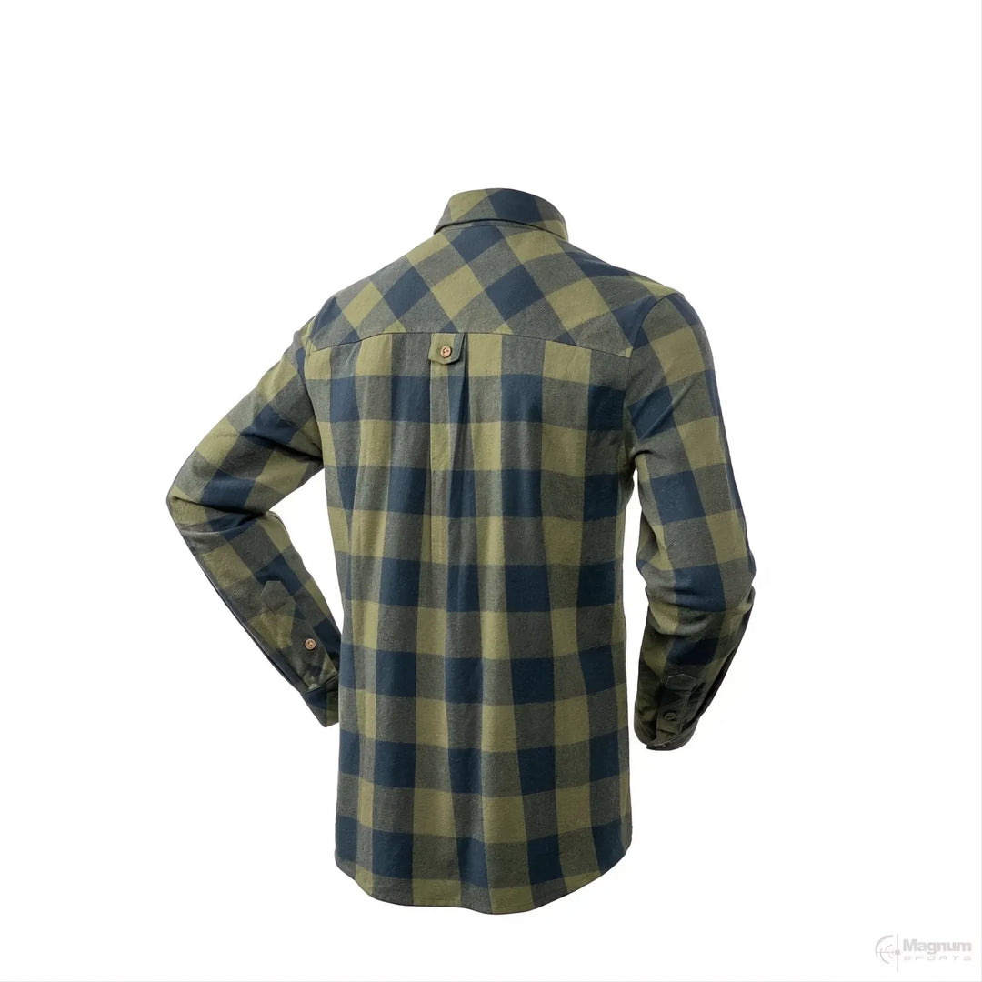 Hunters Element Huxley Shirt Green/Navy Plaid