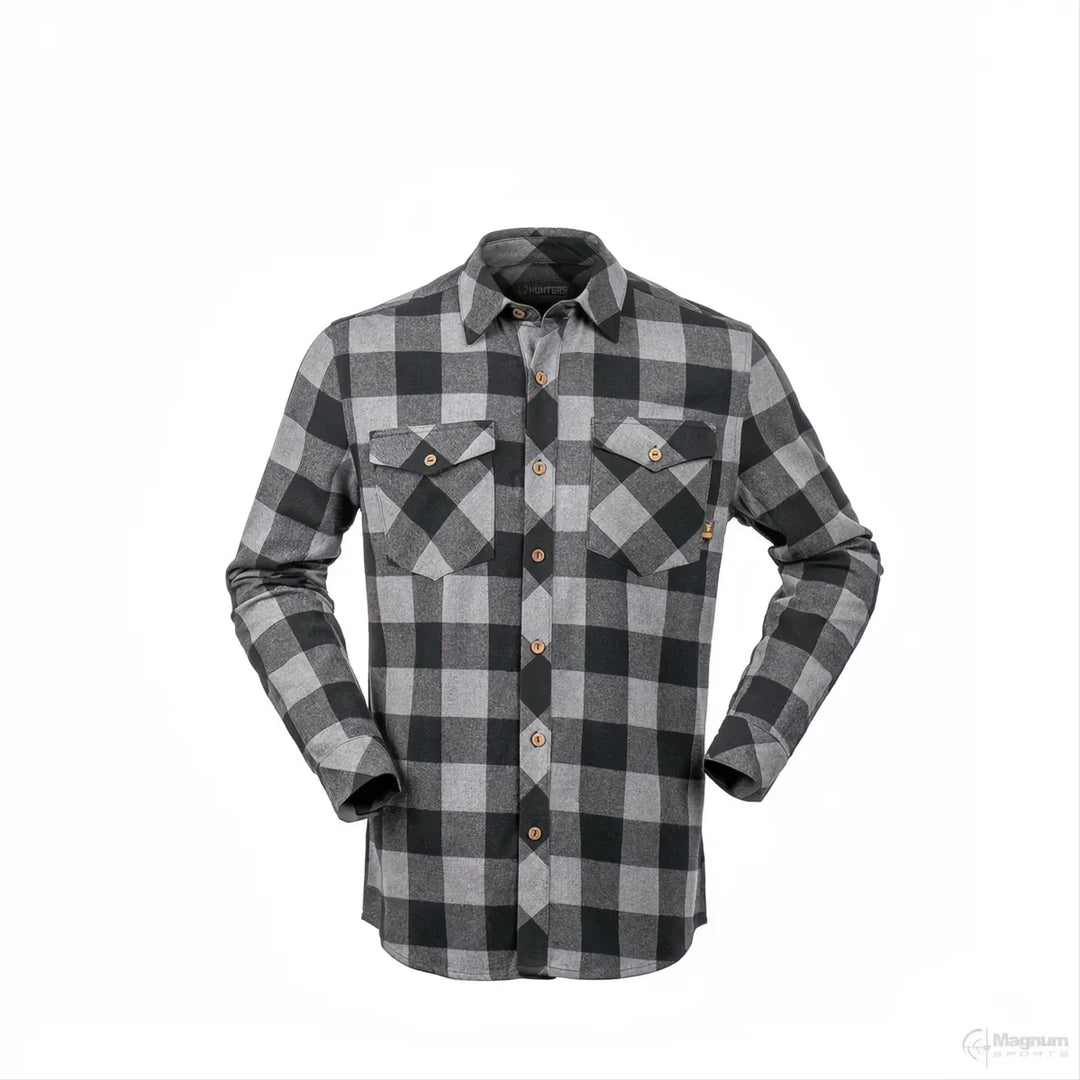 Hunters Element Huxley Shirt Grey/Black Plaid