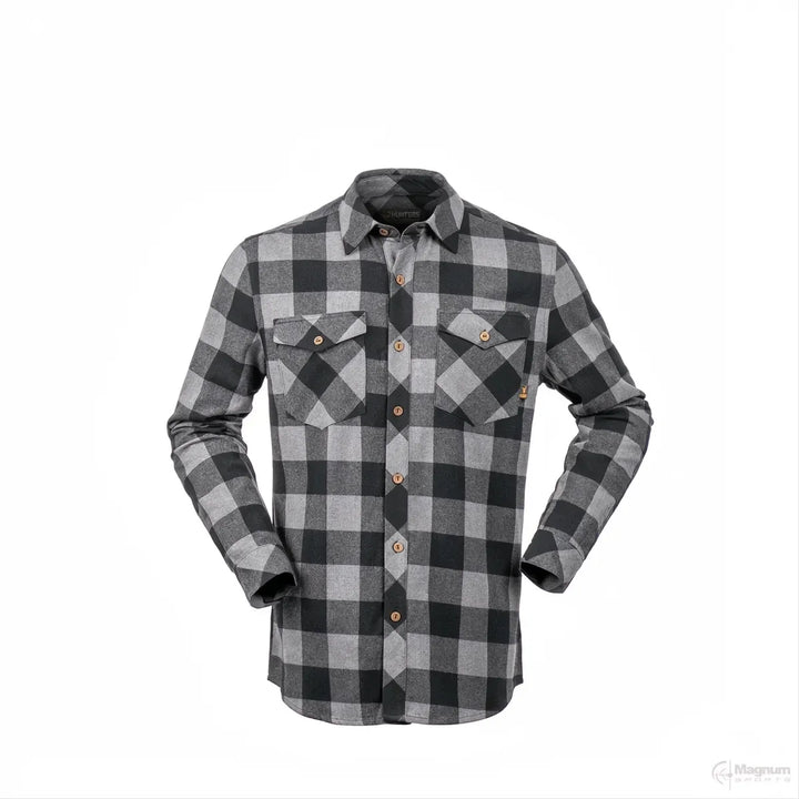 Hunters Element Huxley Shirt Grey/Black Plaid