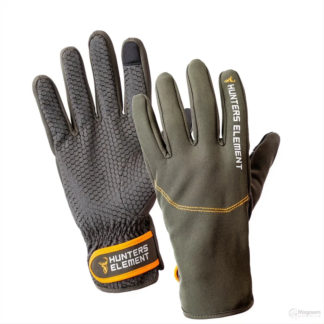 Hunters Element Legacy Gloves Grey/Green