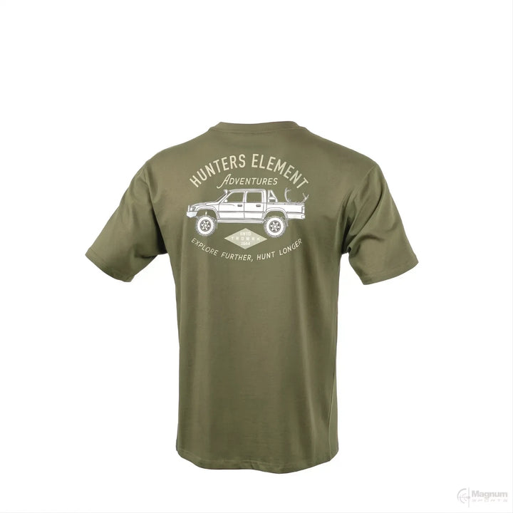 Hunters Element Lux Tee Khaki
