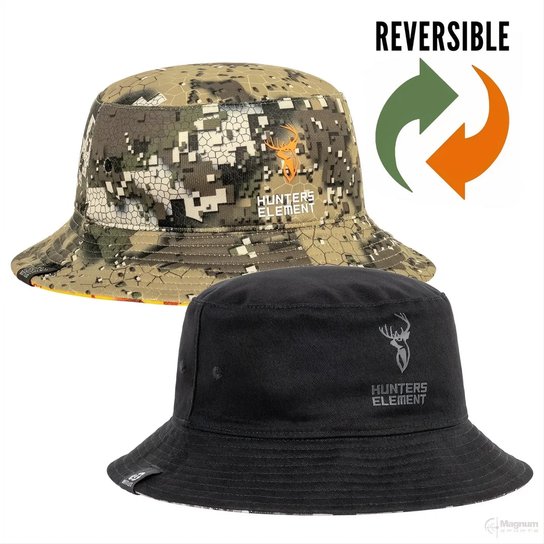 Hunters Element Shift Bucket Hat Black/Desolve