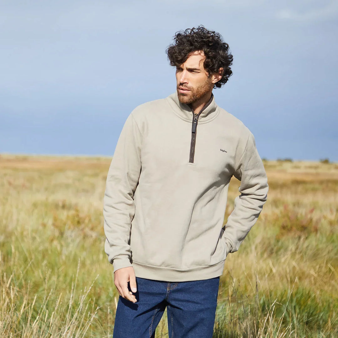 Ridgeline Brancaster 1/4 Zip Top | Mens