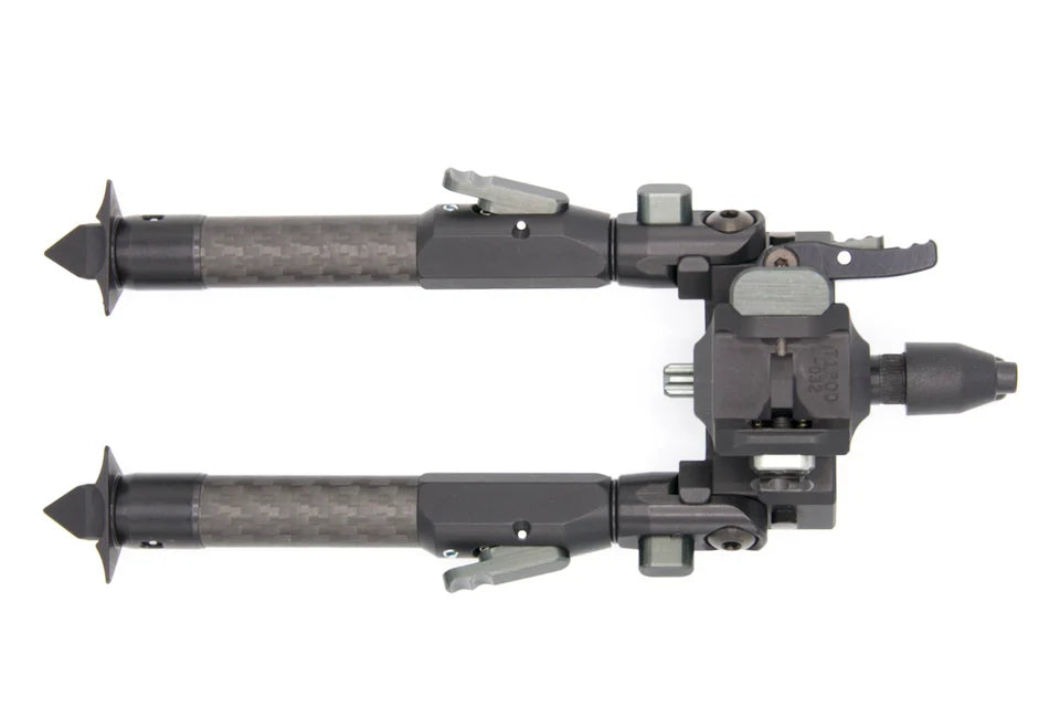 Tier-One Tier One Carbon Tactical Bipod Picatinny Pan/Tilt 180mm