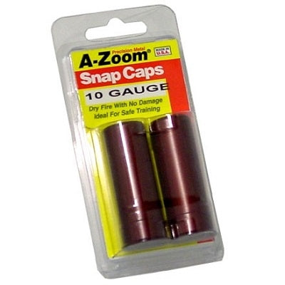 A-Zoom 10 Gauge Aluminium Snap Caps - 2 Pack