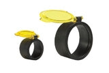 Quake 270 Degree Bushwacker Optics Covers see Thru Yellow Size 3 (30.4-35.6mm)