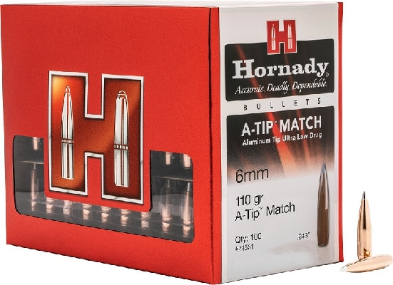 Hornady .243 6mm 120 grain A-Tip Match Bullets 100 pack