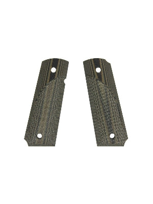 Pachmayr 1911 G10 Tactical Pistol Grip Green/Black Checkered